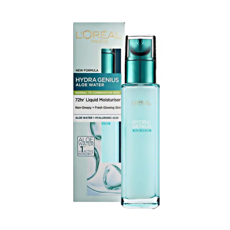 لورآل آبرسان آلوئه‌ورا مناسب پوست نرمال تا مختلط L'Oréal Paris Hydra Genius Aloe Water