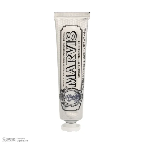 خمیردندان سفیدکننده مارویس طوسی Smokers Whitening Mint