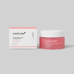 کرم کاسه‌ای کپسولی کلاژن مدیکیوب Medicube PDRN Pink Collagen Capsule Cream