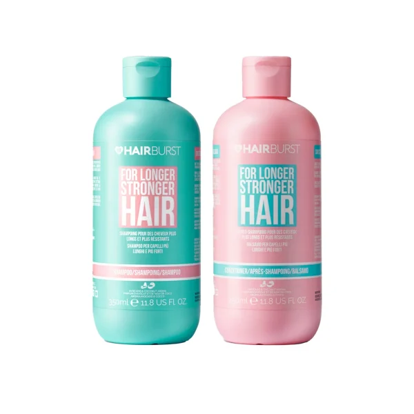 پک شامپو و نرم کننده هربِرست Hairburst For Longer Stronger Hair