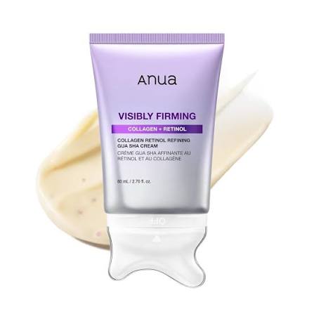 کرم گواشا انوا کلاژن و رتینول مناسب ماساژ و لیفتینگ پوست گردن Anua Collagen Retinol Refining Gua Sha Cream