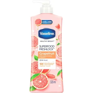 لوسیون بدن وازلین فرشلوک گریپ فروت 320 میل Healthy Bright Superfood Freshlock Grapefruit