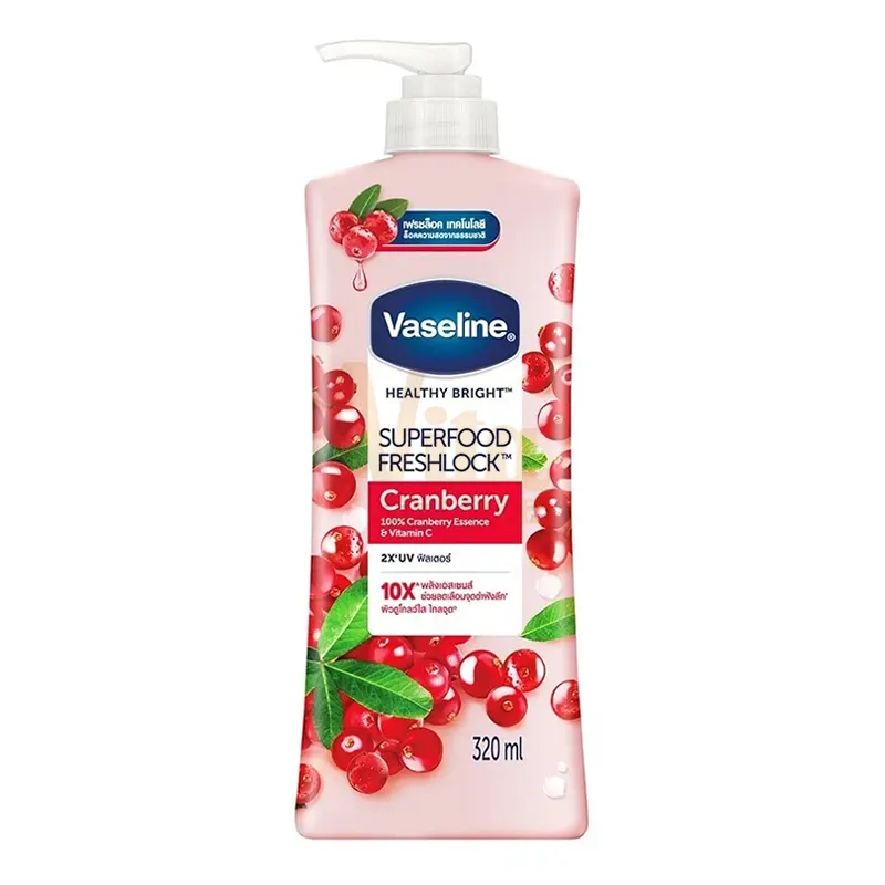 لوسیون بدن وازلین سوپرفود کرنبری 320 میل Freshlock Cranberry